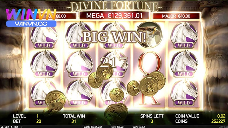 Tính năng bonus của Divine Fortune
